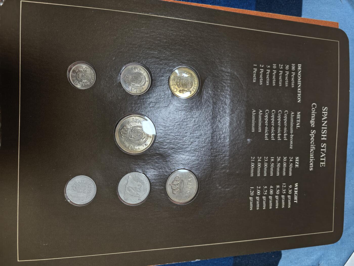 长老汇蛇年精选第四十五场拍卖 美国富兰克林造币厂包装西班牙7枚币邮币卡