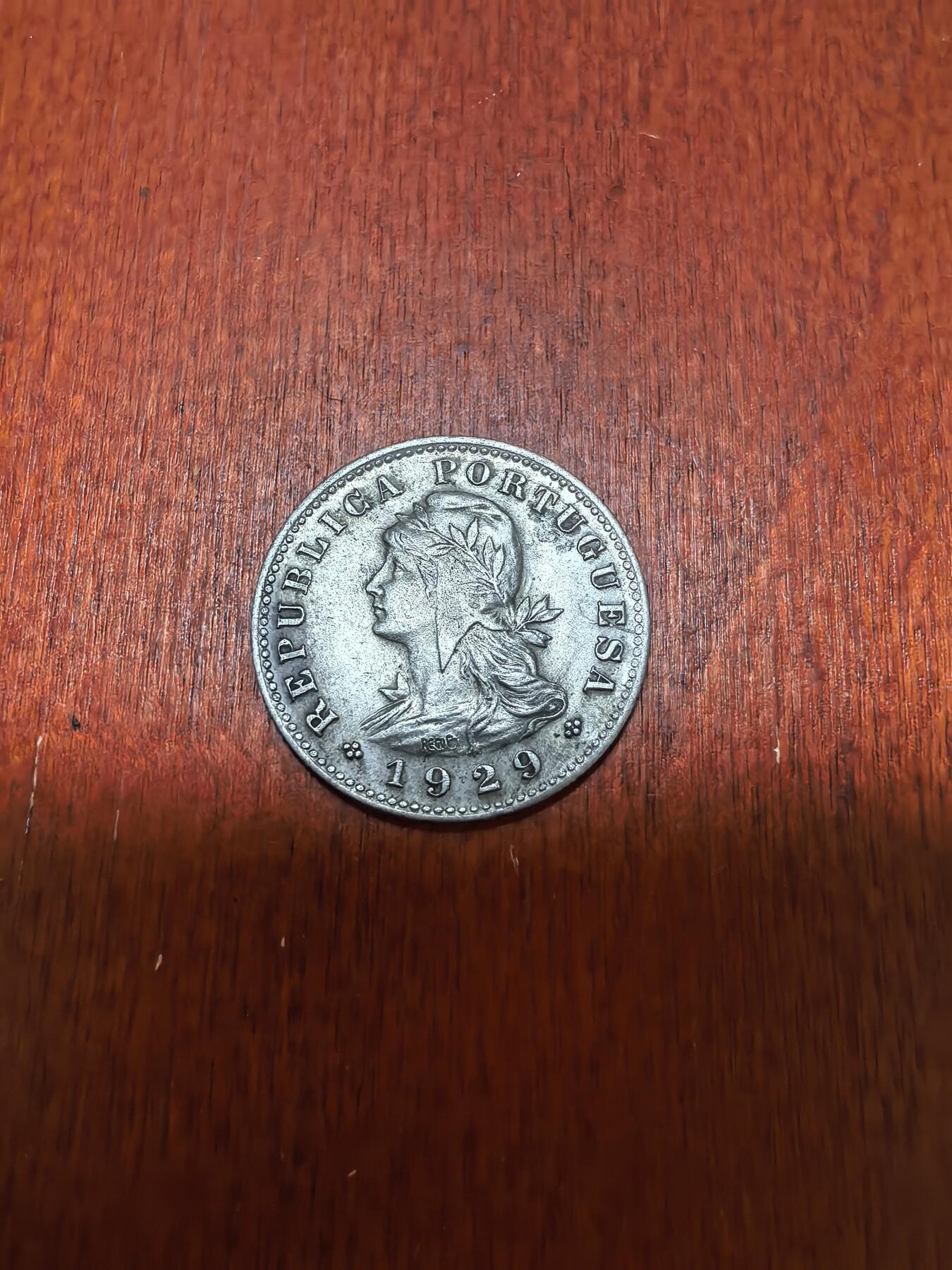 长老汇蛇年精选第四十五场拍卖 1929圣多美20分铜镍币，克书75美金（1）