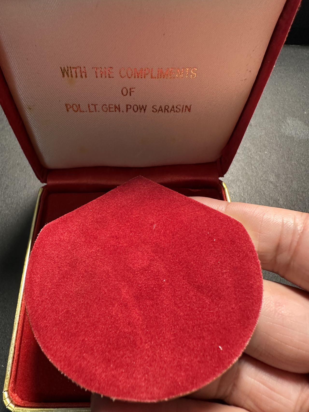 蒂克钱币-第40场 日本徽章 企业章自动拍 泰国 Pol. Lt. Gen. Pow Sarasin赠送章 纪念章70g
