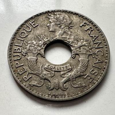 🌹外币初藏🌹🐯2025年第101场  每周二四六晚8️⃣点 接代拍 - 法属印度支那1938年五分