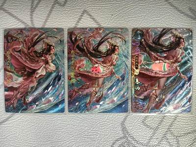 花开卡拍第38期（9月14号周日截拍，品控勿拍!!!拍品不寄存，运费5元，自制卡难免瑕疵，可能存在轻微撞角爆边等出厂瑕疵，品控介意勿拍！） - 卡玩帕克 百花谱 息妫 3张粗闪三渐变