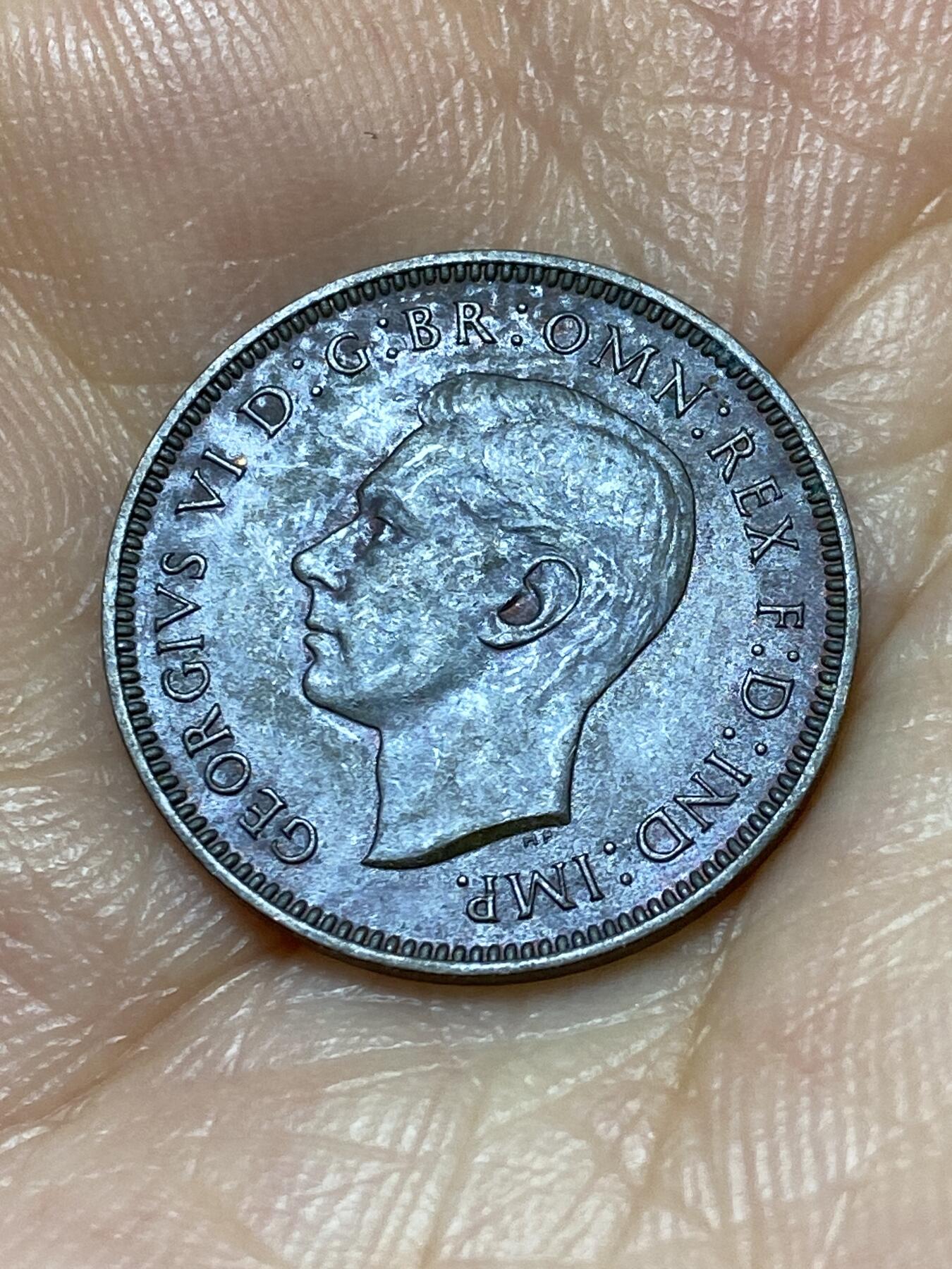 2025年第八十九场(总第一百一十五场）外国好品散币(免佣金) 英国🇬🇧1940年1法新(乔治六世第一版)