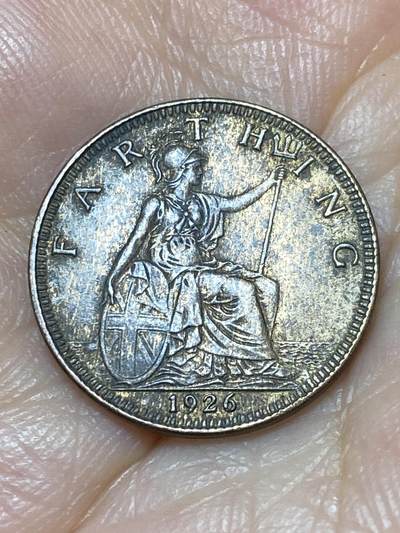 2025年第八十九场(总第一百一十五场）外国好品散币(免佣金) - 英国🇬🇧1926年1法新(乔治五世第三版，首发年)