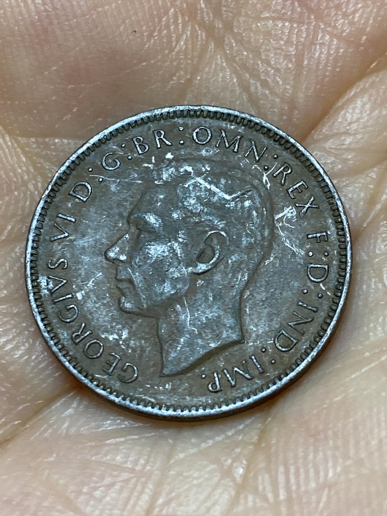 2025年第八十九场(总第一百一十五场）外国好品散币(免佣金) 英国🇬🇧1942年1法新(乔治六世第一版)
