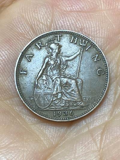 2025年第八十九场(总第一百一十五场）外国好品散币(免佣金) - 英国🇬🇧1936年1法新(乔治五世逝世年，第三版关门年)