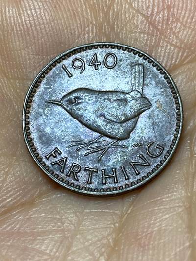 2025年第八十九场(总第一百一十五场）外国好品散币(免佣金) - 英国🇬🇧1940年1法新(乔治六世第一版)