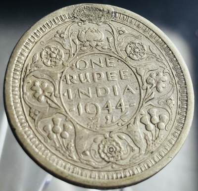 文馨钱币收藏第 271 场， 长期接收代拍品 - 1944 年英属印度皇帝乔治六世 1 卢比银币