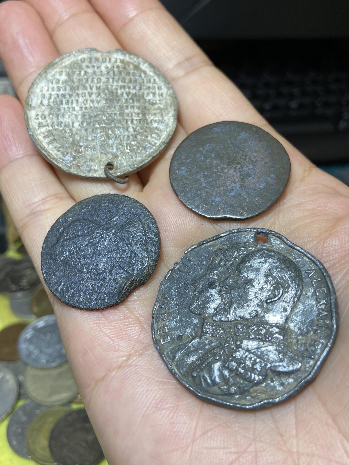 2025年第八十九场(总第一百一十五场）外国好品散币(免佣金) 差品老铜币4枚