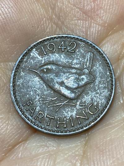 2025年第八十九场(总第一百一十五场）外国好品散币(免佣金) - 英国🇬🇧1942年1法新(乔治六世第一版)