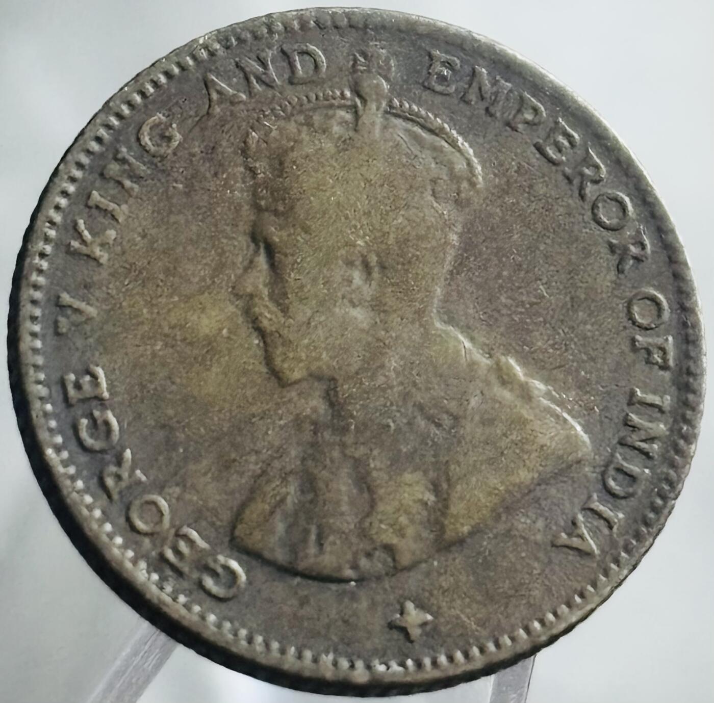 文馨钱币收藏第 271 场， 长期接收代拍品 1919 年英属海峡乔治五世 10 分银币，只发行三年