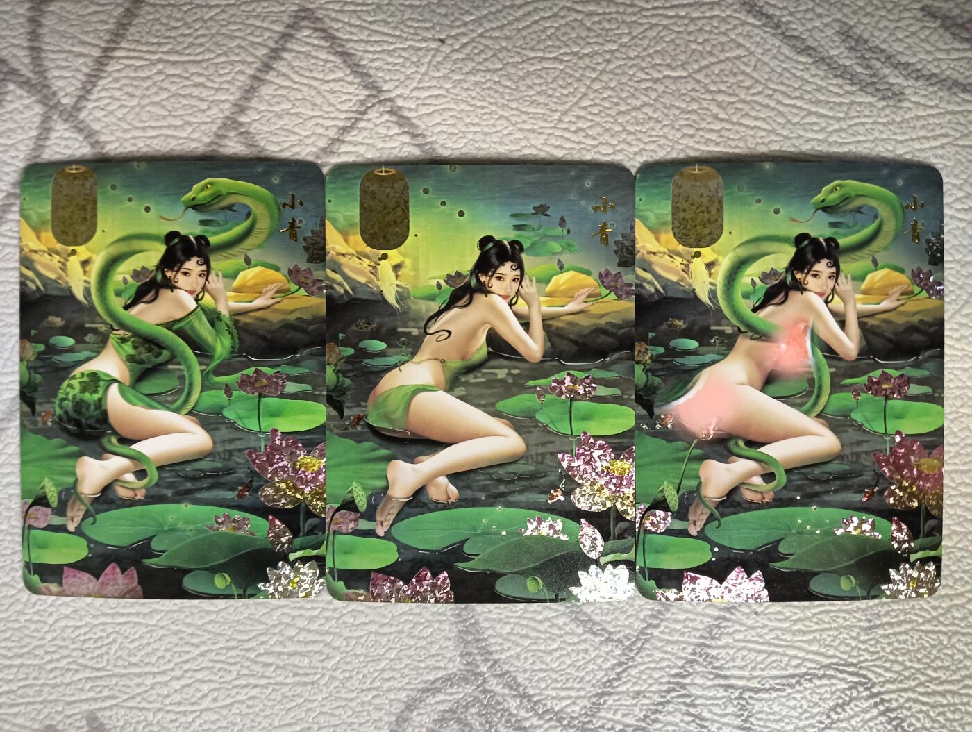 花开卡拍第38期（9月14号周日截拍，品控勿拍!!!拍品不寄存，运费5元，自制卡难免瑕疵，可能存在轻微撞角爆边等出厂瑕疵，品控介意勿拍！）