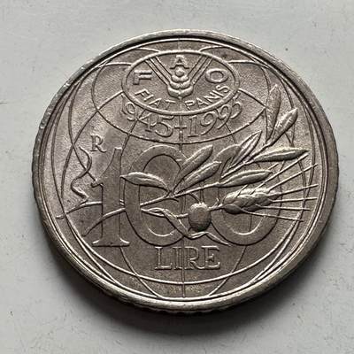 🌹外币初藏🌹🐯2025年第101场  每周二四六晚8️⃣点 接代拍 - 意大利1995年100里拉