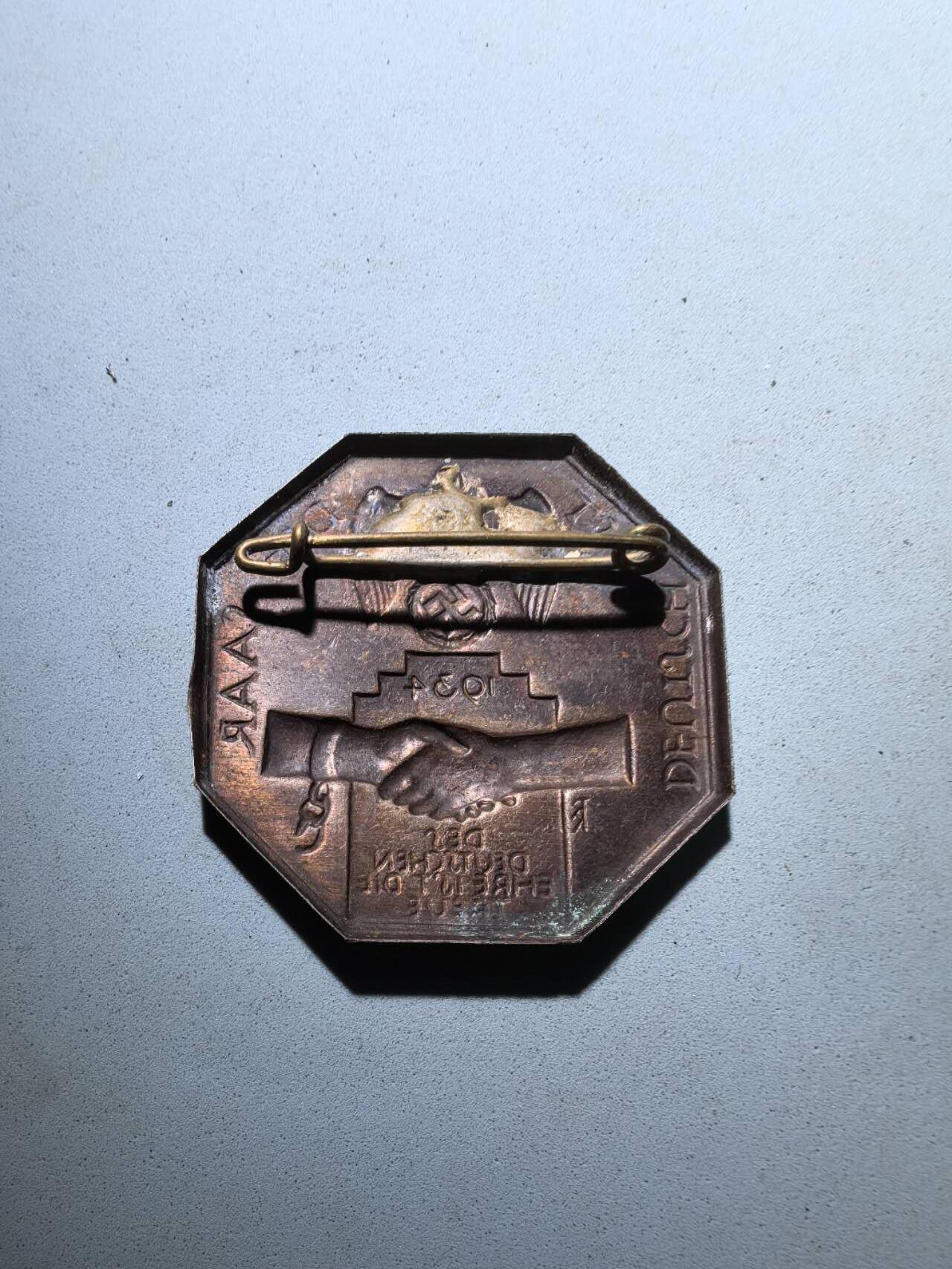 盛世勋华——号角文化勋章邮票专场拍卖第278期 德国（1939）1934年萨尔州回归纪念证章