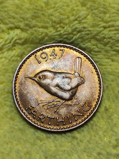 2025年第八十九场(总第一百一十五场）外国好品散币(免佣金) - 英国🇬🇧1947年1法新(乔治六世第一版)