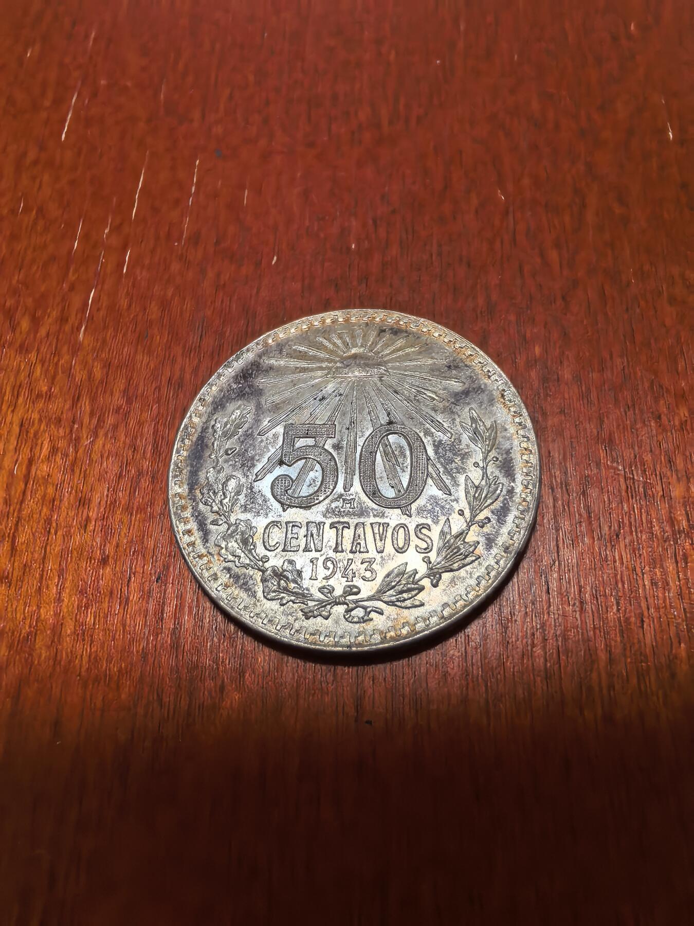 长老汇蛇年精选第四十五场拍卖 1943墨西哥50分鹰洋银币