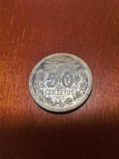 长老汇蛇年精选第四十五场拍卖 - 1943墨西哥50分鹰洋银币