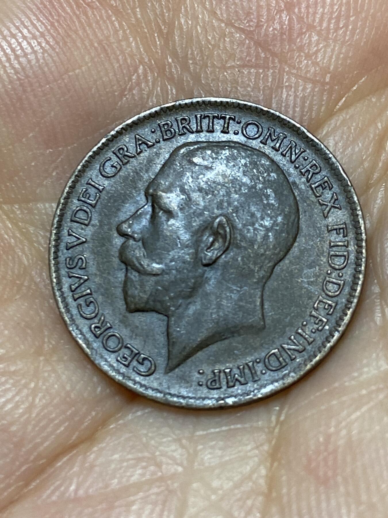 2025年第八十九场(总第一百一十五场）外国好品散币(免佣金) 好品–英国🇬🇧1913年1法新(乔治五世第一版)