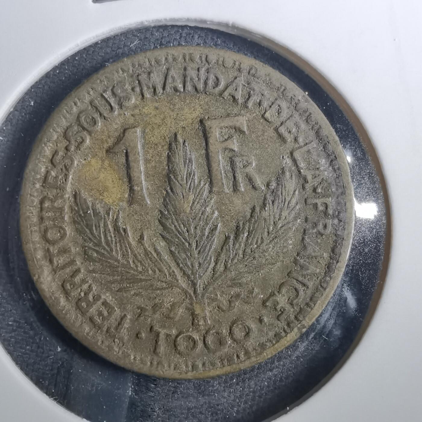 沼泽如烟--第838场 多哥1924年1法郎