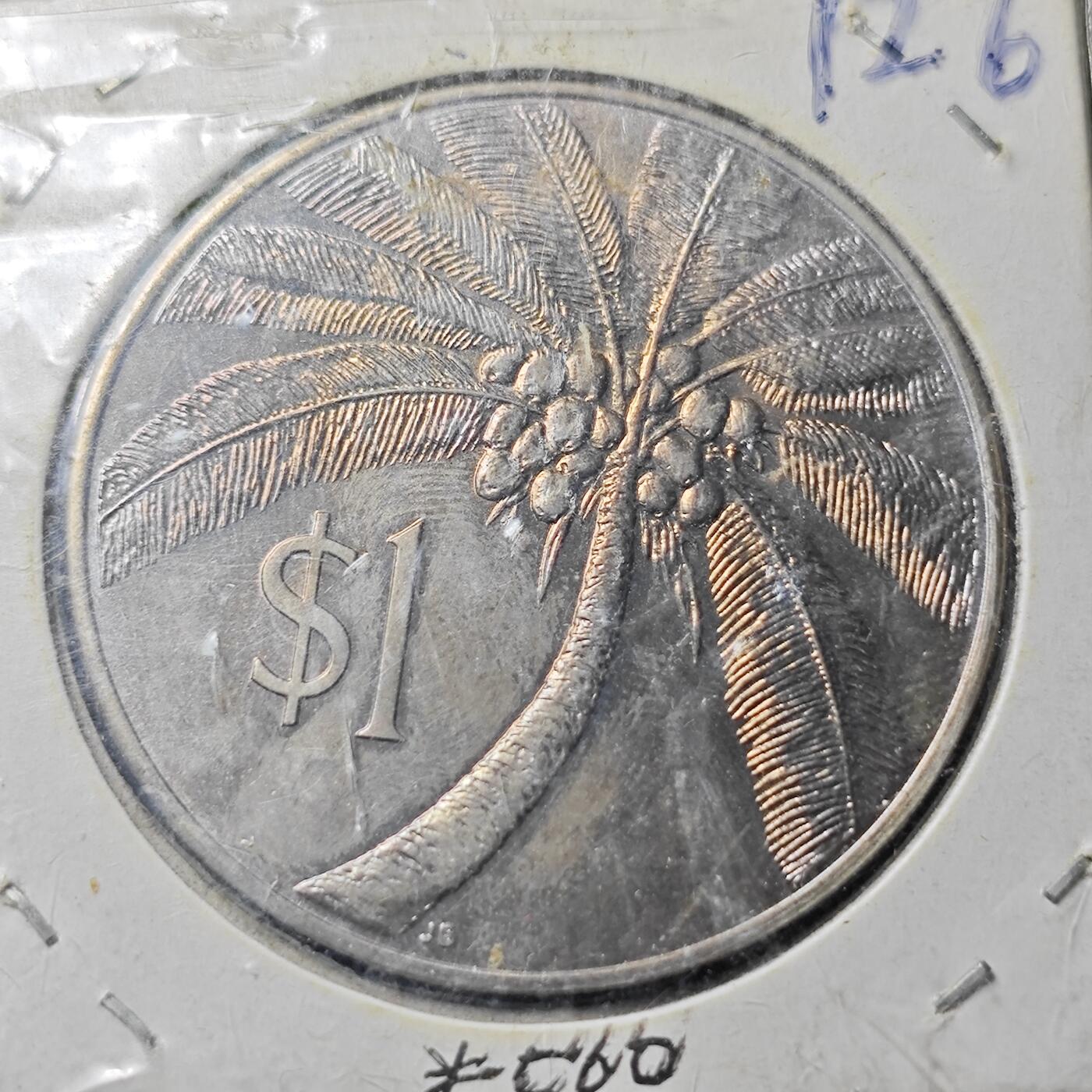 KK钱币收藏小铺 套币专场 2月预留时间 周末发货  1974萨摩亚1元克朗形币