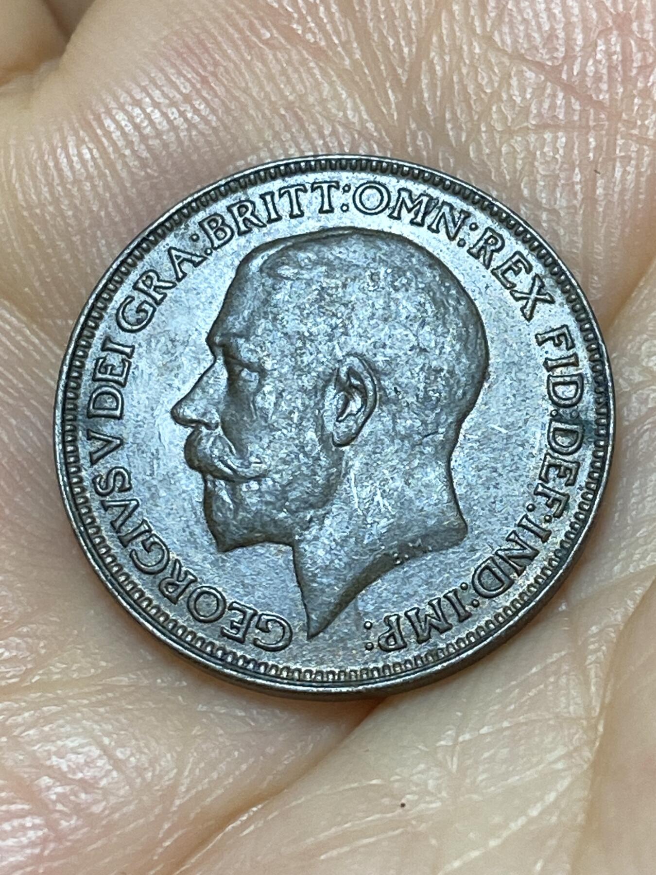 2025年第八十九场(总第一百一十五场）外国好品散币(免佣金) 英国🇬🇧1925年1法新(乔治五世第二版，关门年)