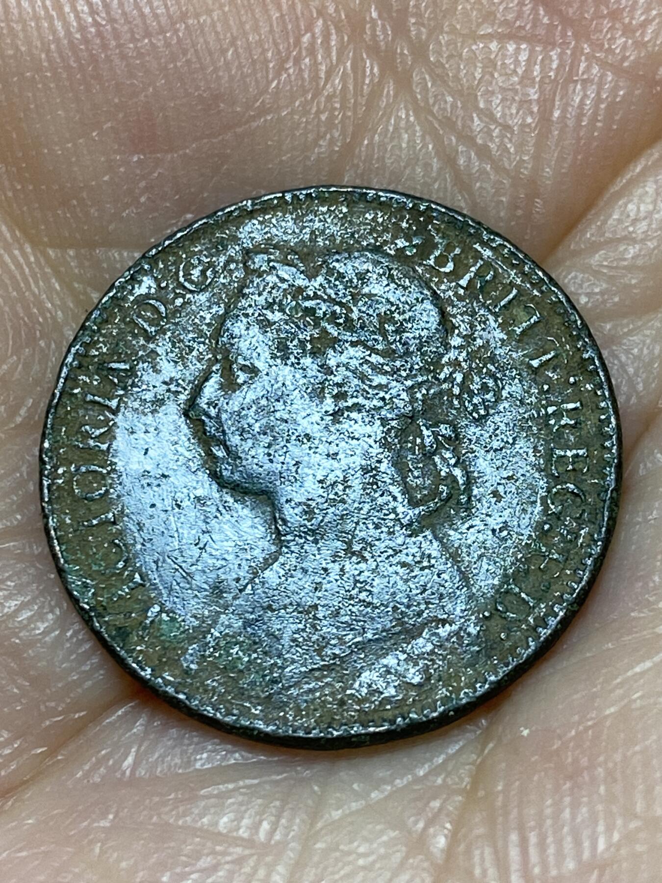 2025年第八十九场(总第一百一十五场）外国好品散币(免佣金) 英国🇬🇧1893年1法新(维多利亚女王中年，第三版)