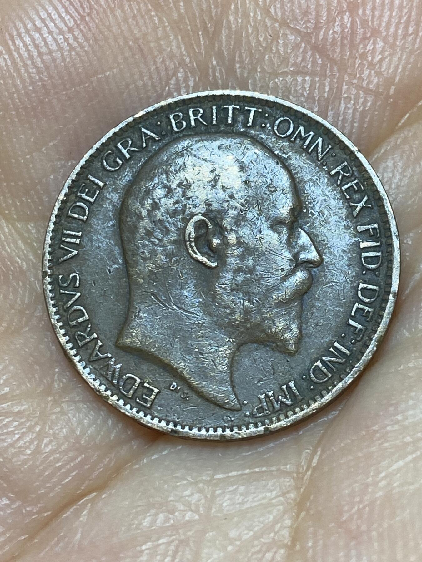 2025年第八十九场(总第一百一十五场）外国好品散币(免佣金) 好品–英国🇬🇧1906年1法新(爱德华七世时期)