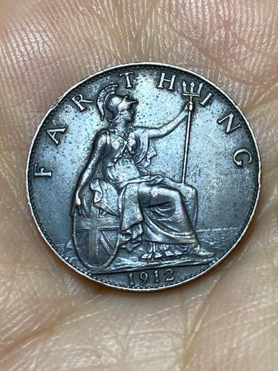 2025年第八十九场(总第一百一十五场）外国好品散币(免佣金) - 好品–英国🇬🇧1912年1法新(乔治五世第一版)