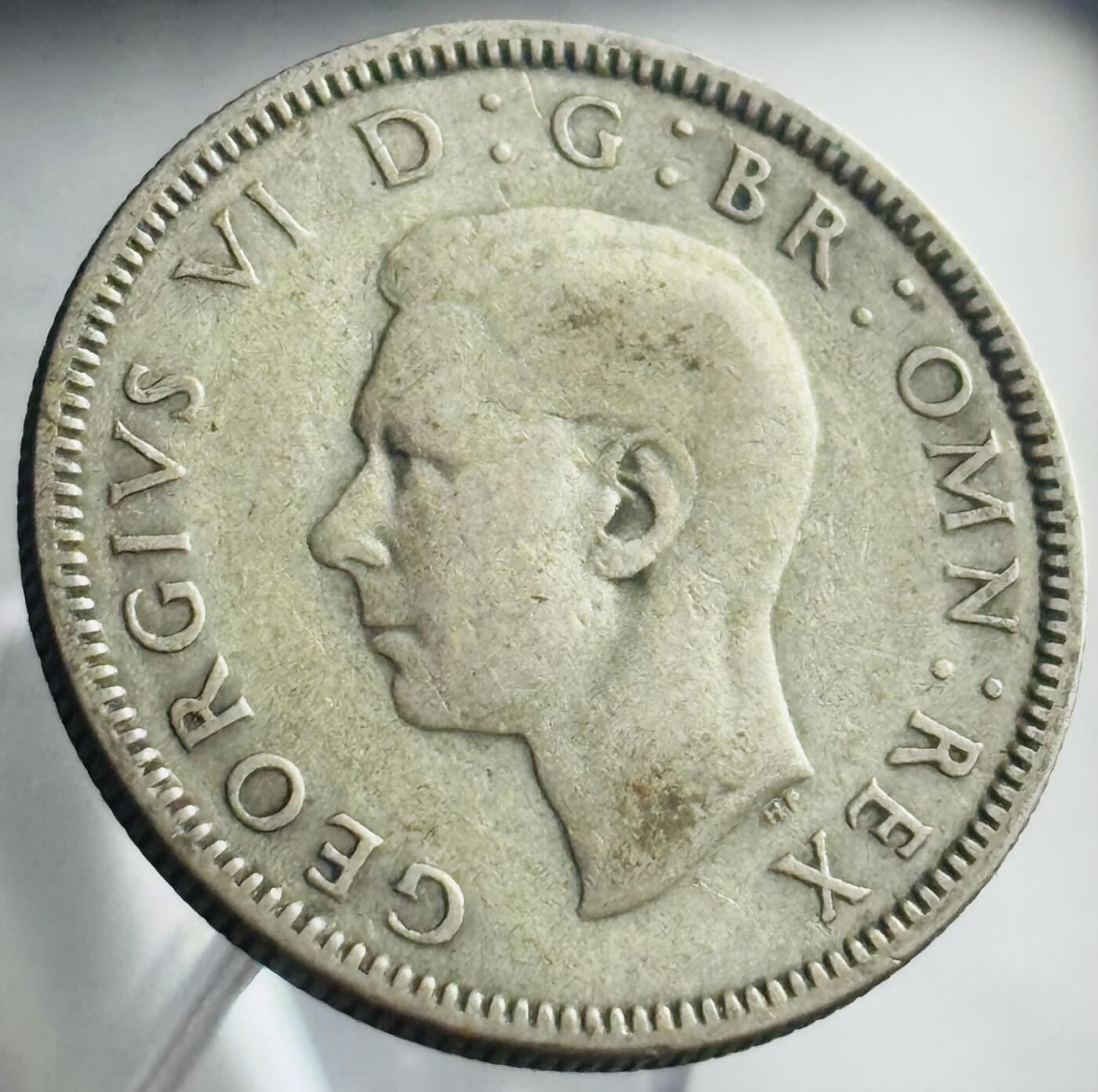 文馨钱币收藏第 271 场， 长期接收代拍品 1938 年英国乔治六世 1 先令银币，首发版