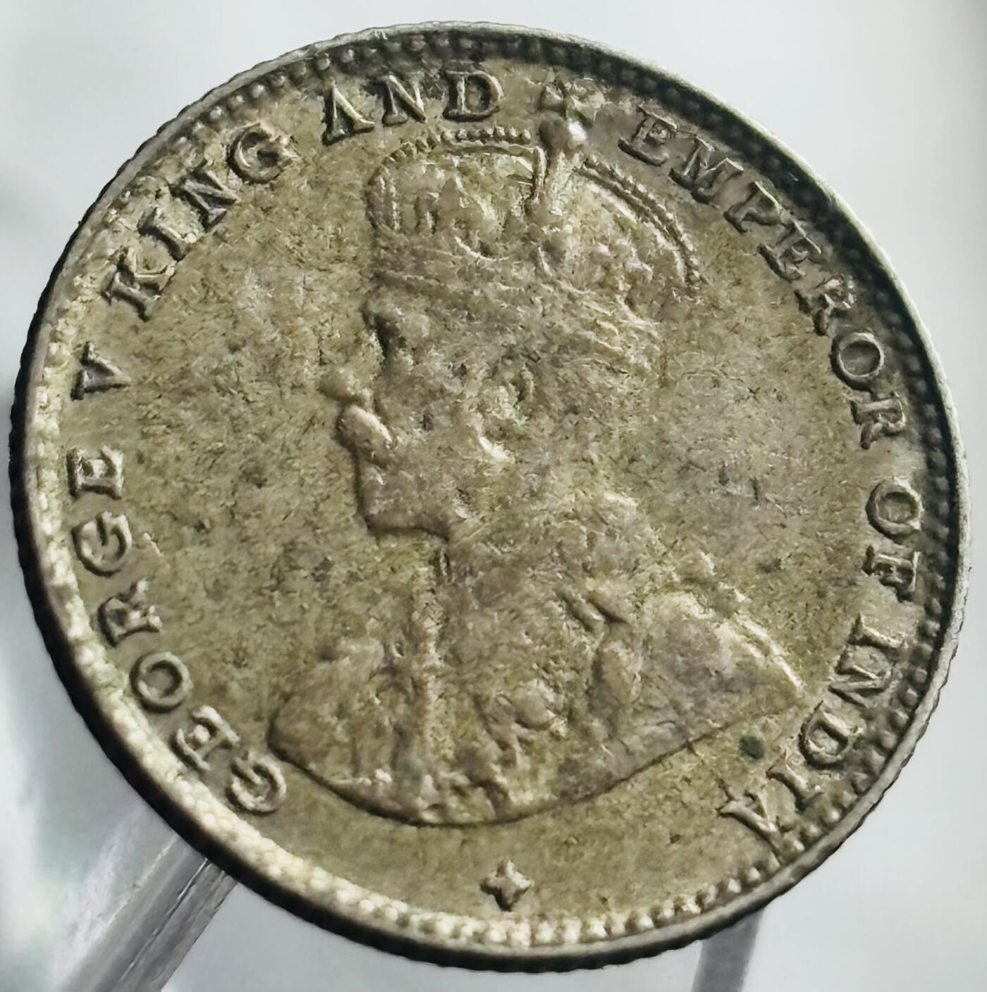 文馨钱币收藏第 271 场， 长期接收代拍品 好品 1919 年英属海峡乔治五世 5 分银币