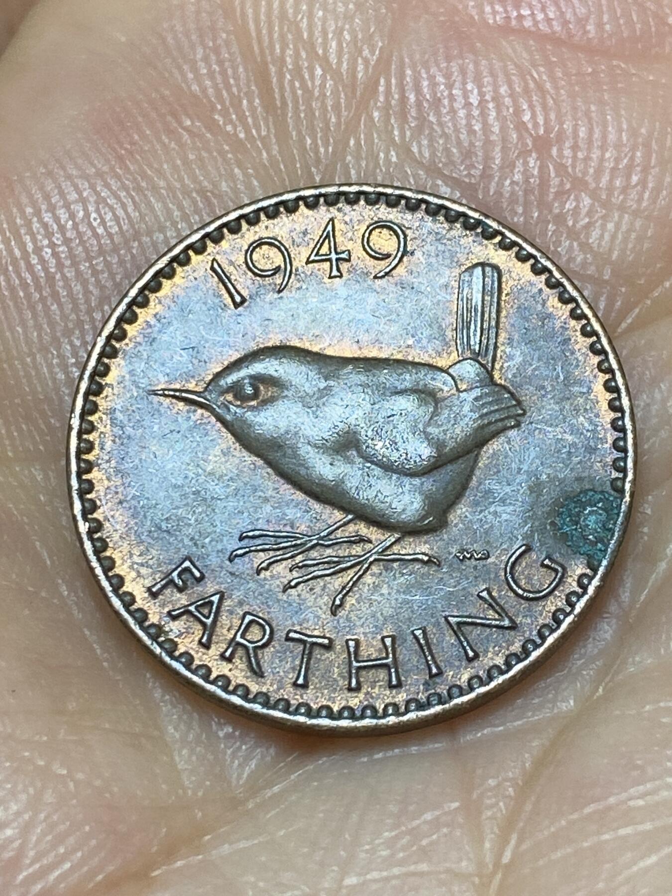 2025年第八十九场(总第一百一十五场）外国好品散币(免佣金) 英国🇬🇧1949年1法新(乔治六世第二版首发年)