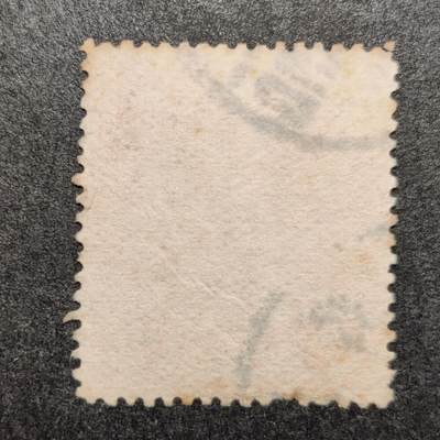 洪涛臻品批发群 精选邮票限时拍卖第1108期  1901年伦敦版大清蟠龙邮票 小筋票黄色5分（发行量非常少）， 无薄无裂一流品相