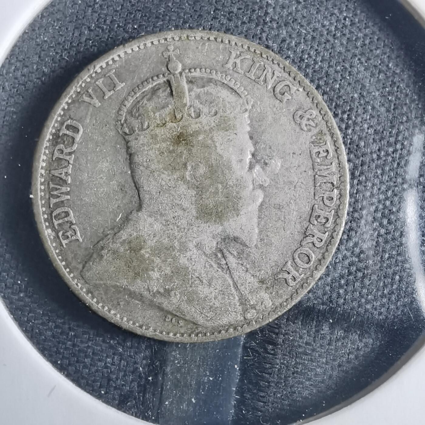 沼泽如烟--第838场 英属海峡1910年十分银币