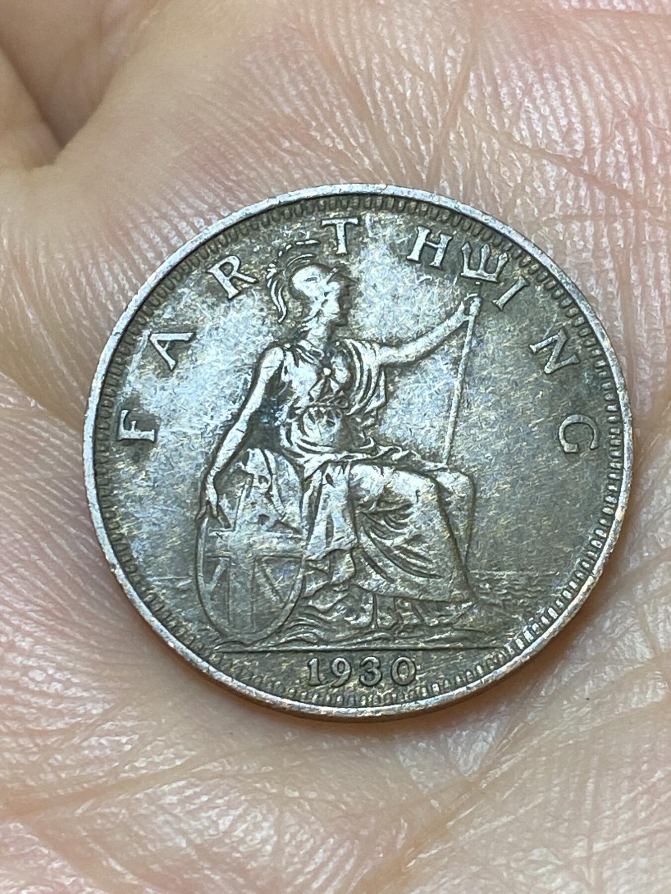 2025年第八十九场(总第一百一十五场）外国好品散币(免佣金) 英国🇬🇧1930年1法新(乔治五世第三版)