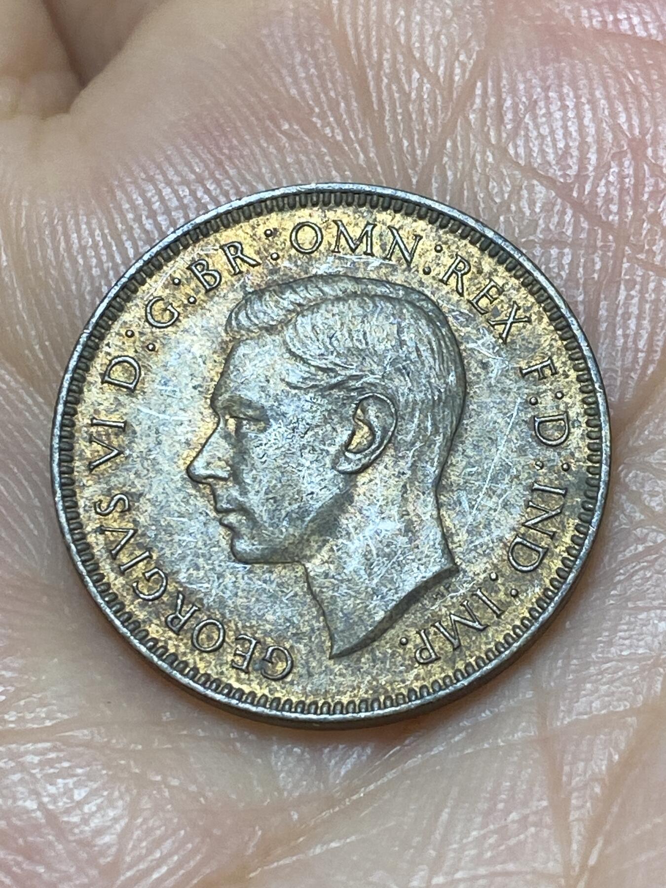 2025年第八十九场(总第一百一十五场）外国好品散币(免佣金) 英国🇬🇧1938年1法新(乔治六世第一版)