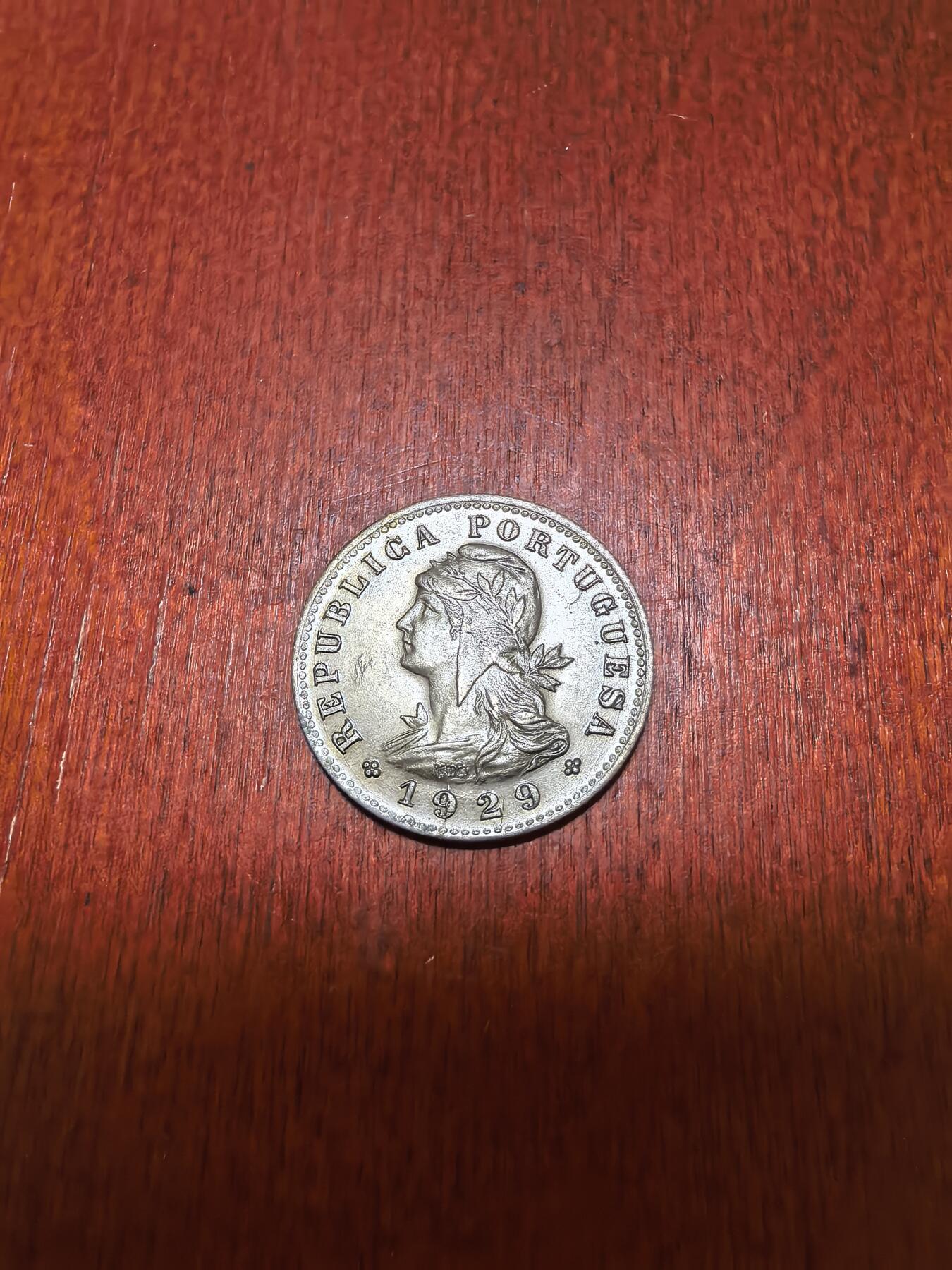 长老汇蛇年精选第四十五场拍卖 1929圣多美20分铜镍币，克书75美金（2），未流通品