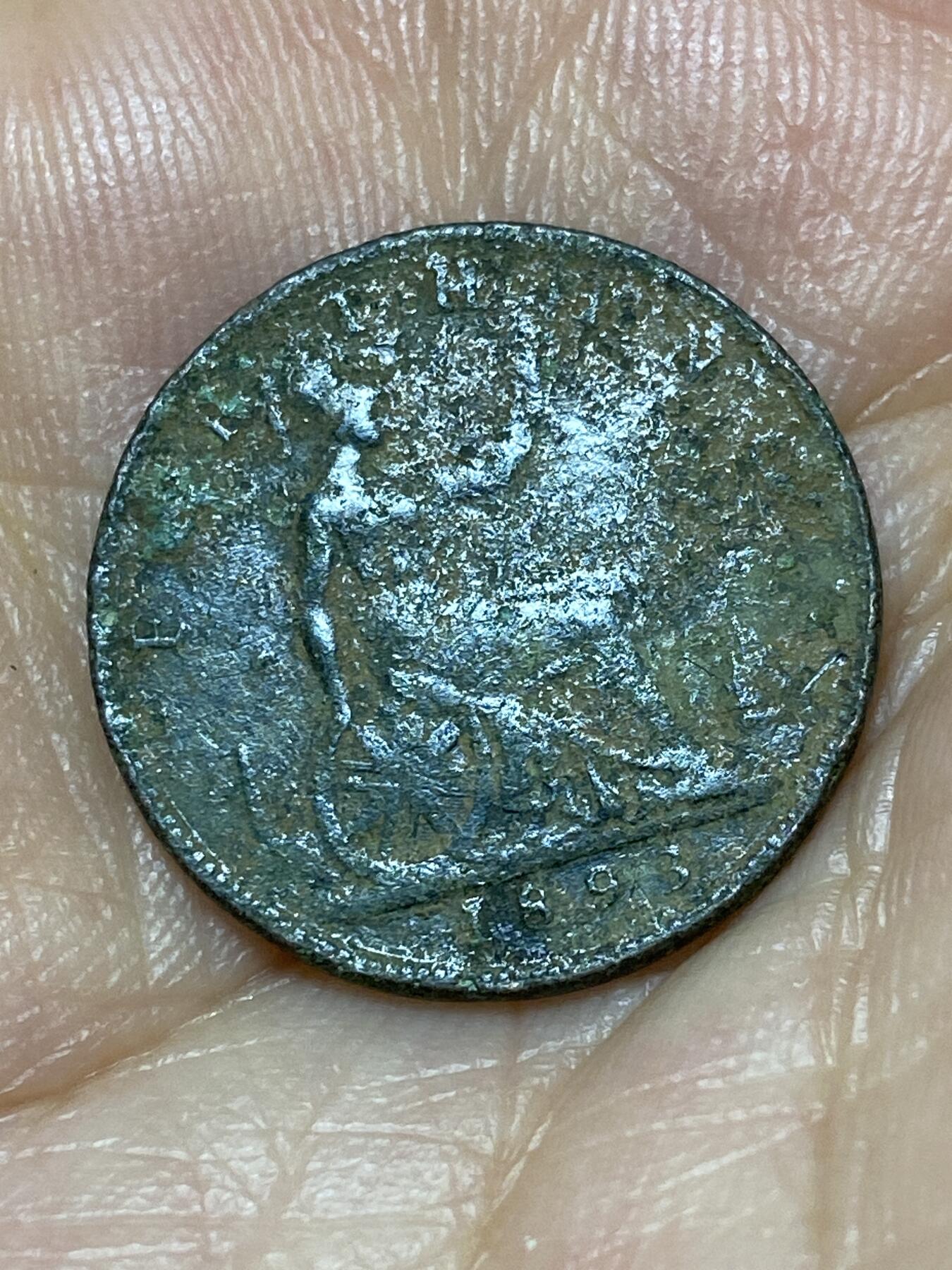 2025年第八十九场(总第一百一十五场）外国好品散币(免佣金) 英国🇬🇧1893年1法新(维多利亚女王中年，第三版)