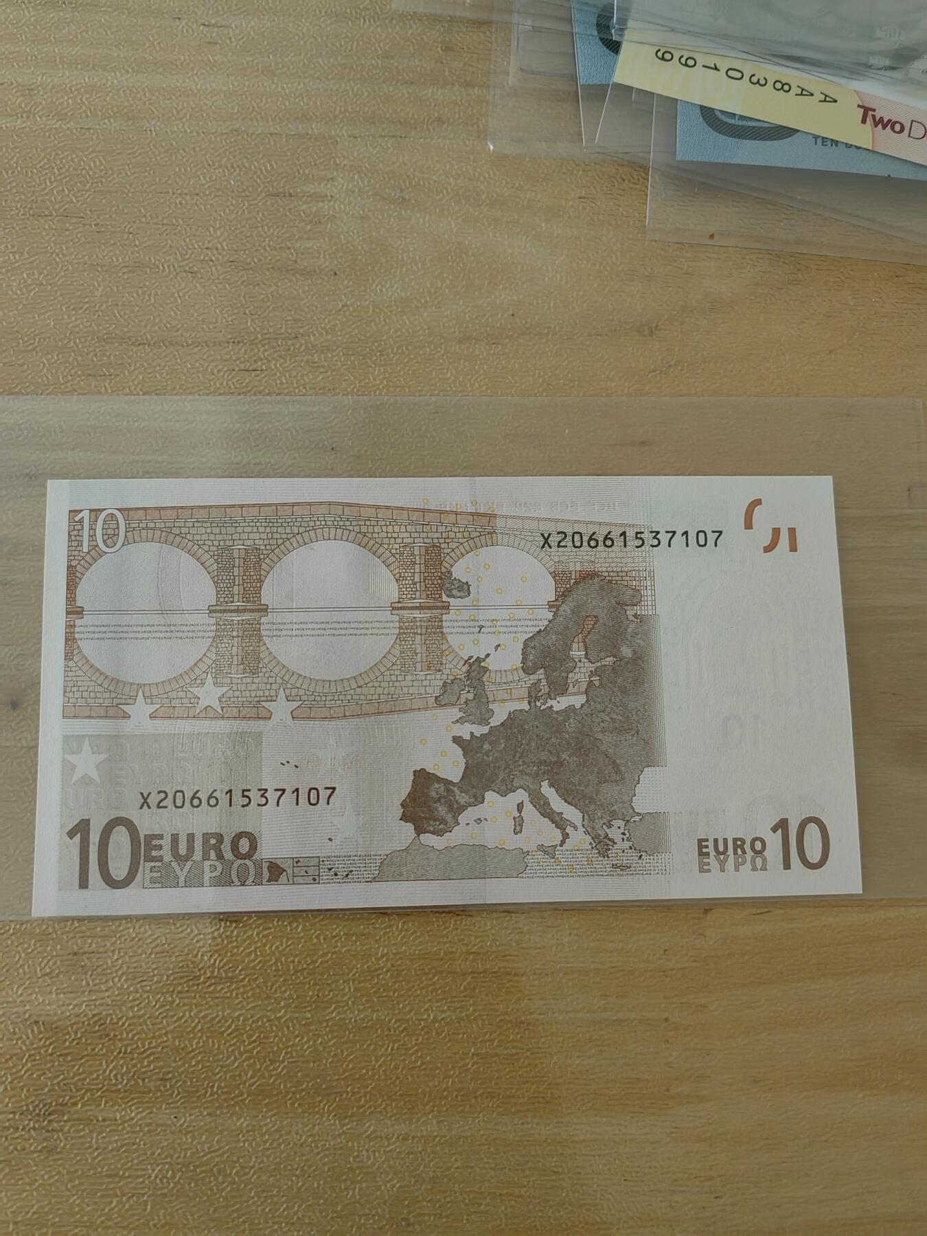 斯努比★部分UNC外币处理 欧元德国一签10 UNC