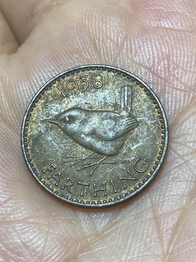 2025年第八十九场(总第一百一十五场）外国好品散币(免佣金) - 英国🇬🇧1938年1法新(乔治六世第一版)