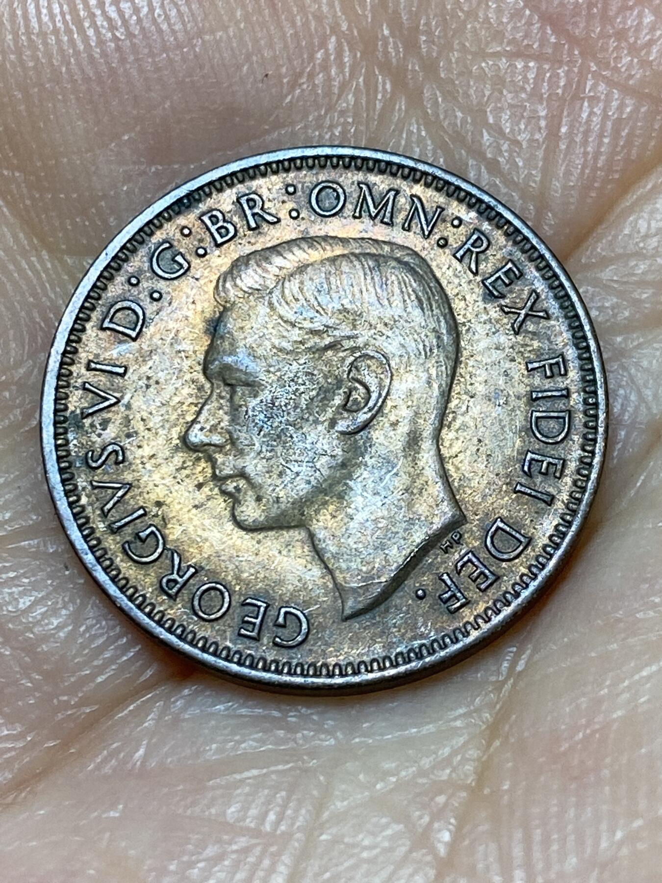 2025年第八十九场(总第一百一十五场）外国好品散币(免佣金) 英国🇬🇧1952年1法新(乔治六世逝世年，第二版关门年)
