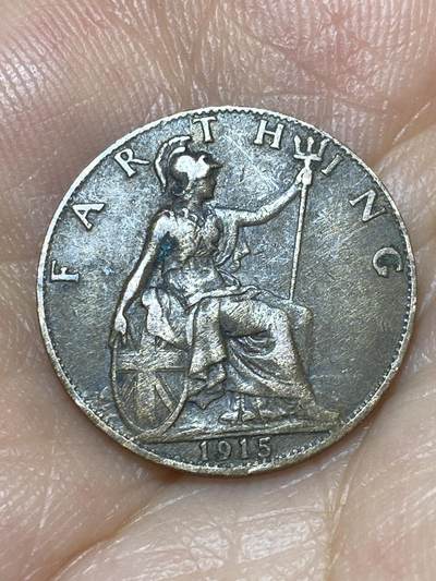 2025年第八十九场(总第一百一十五场）外国好品散币(免佣金) - 英国🇬🇧1915年1法新(乔治五世第一版)