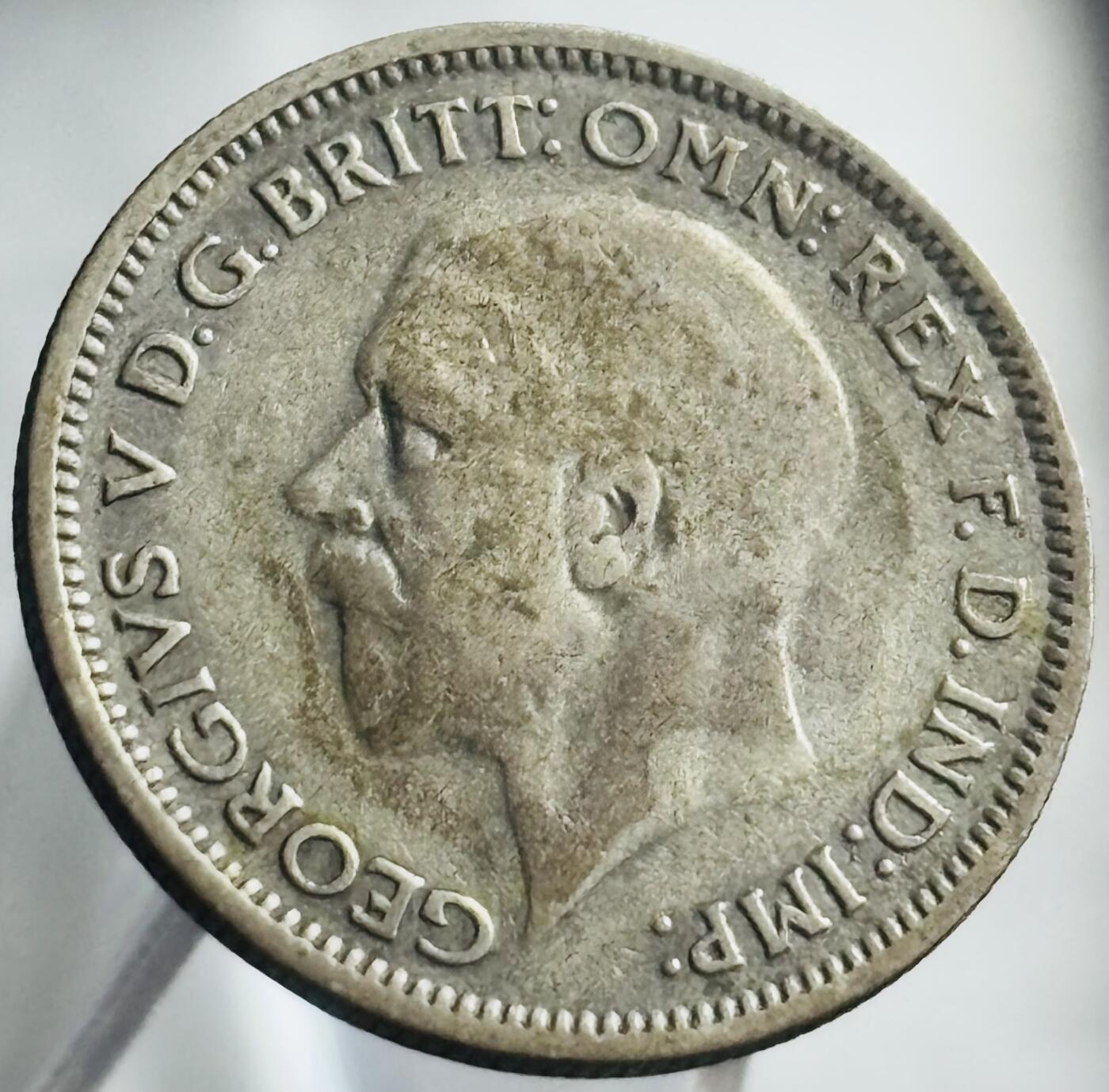 文馨钱币收藏第 271 场， 长期接收代拍品 1936 年英国乔治五世 6 便士银币，第五版关门年 500 银