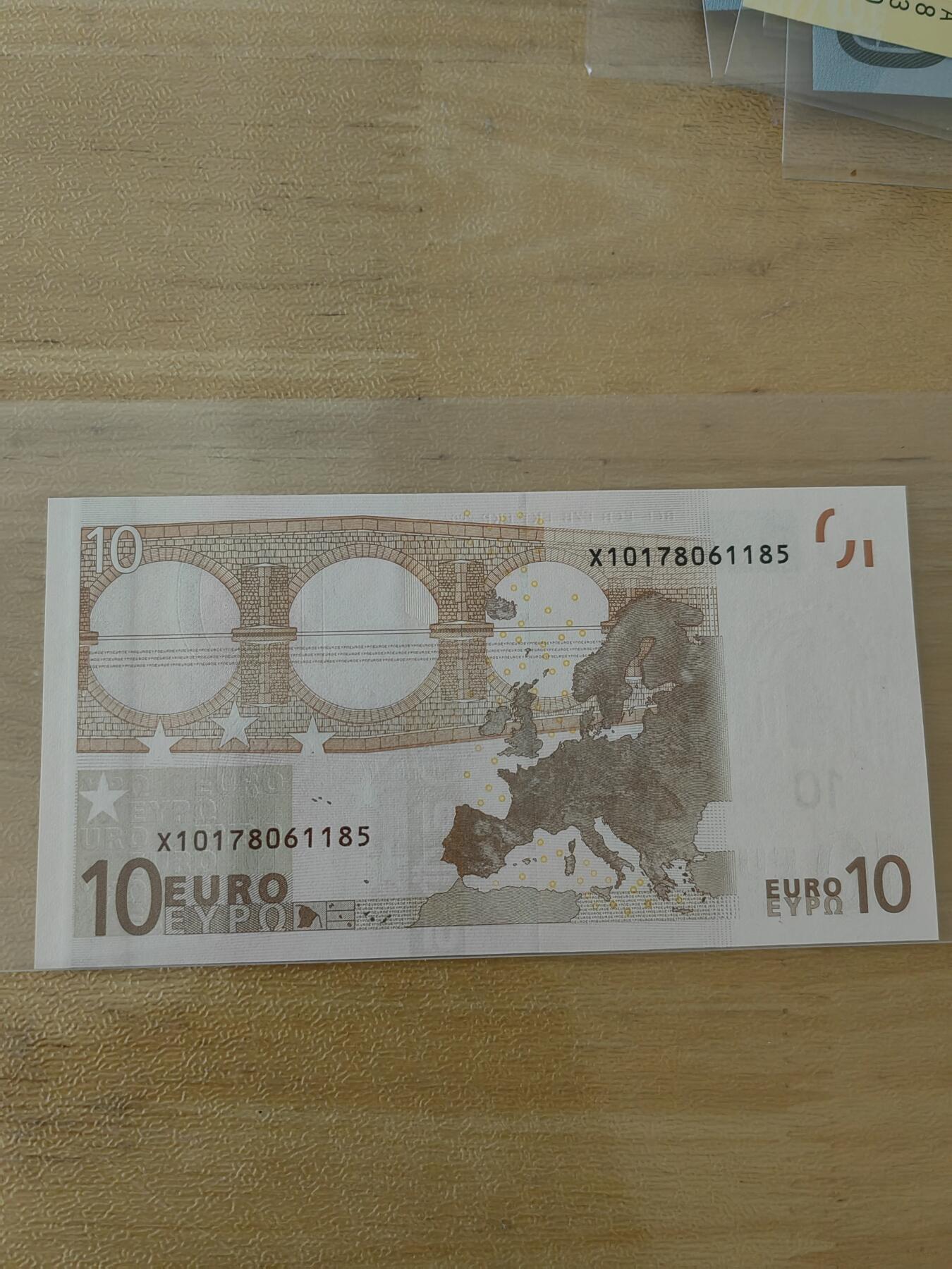 斯努比★部分UNC外币处理 欧元一签10德国 UNC