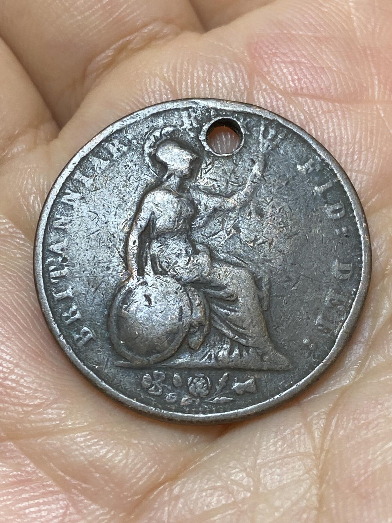 2025年第八十九场(总第一百一十五场）外国好品散币(免佣金) 少见打孔–英国🇬🇧1831年半便士(威廉四世时期，首发年仅发行3年)