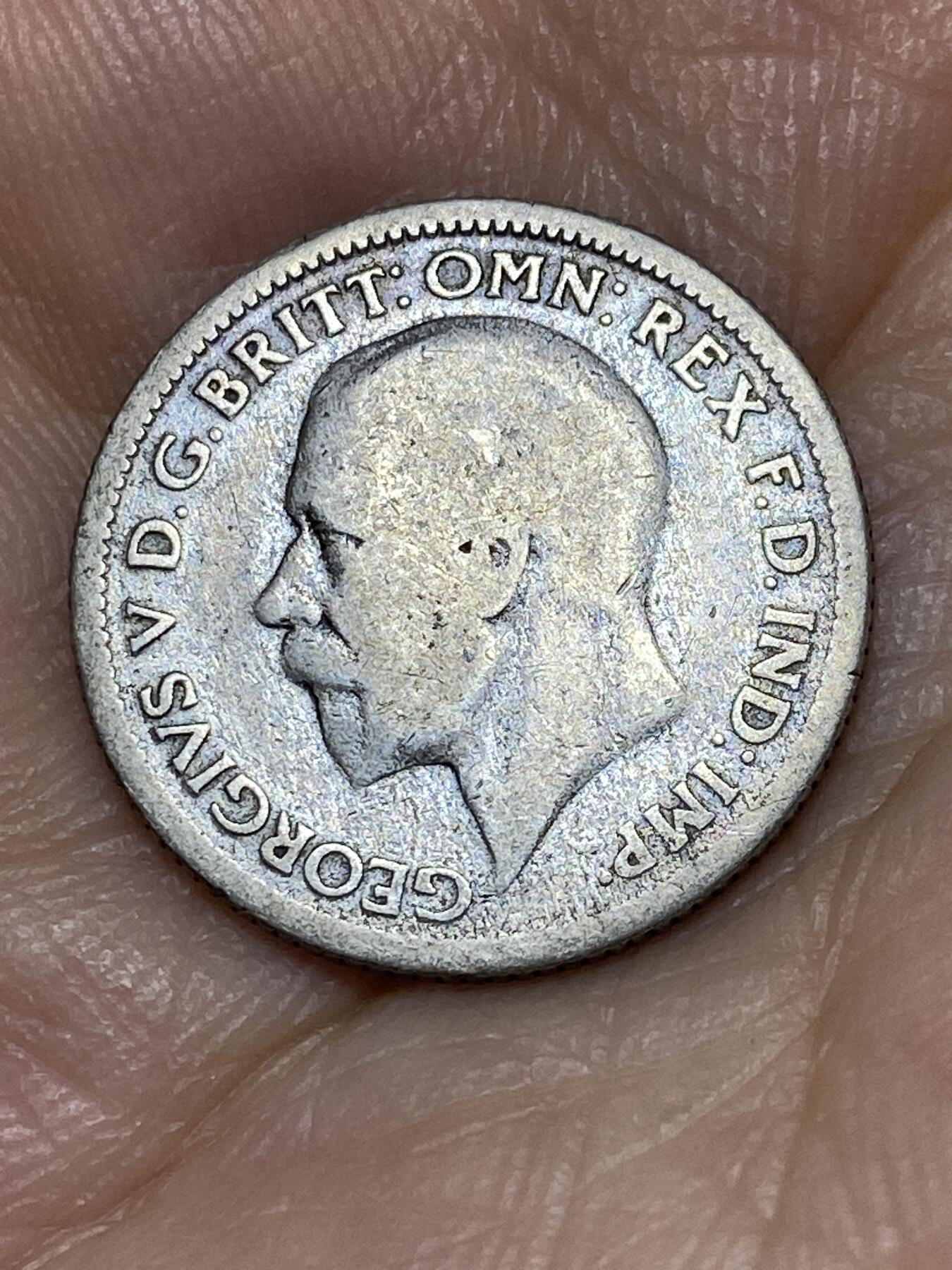 2025年第九十场(总第一百一十六场）外国好品散币(免佣金) 英国1928年6便士银币(乔治五世第四版，500银)
