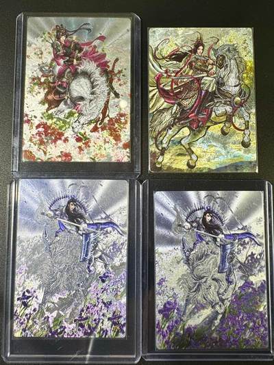 NO.9期 周末去哪爽？金牌大拍场！一站式配齐，方便凑单！（周6晚6点半截拍，卖家送拍0抽成！） - 卡德曼 谷粒 扈三娘 300编 粗闪3张（赠送1张剪卡，张建东扈三娘）