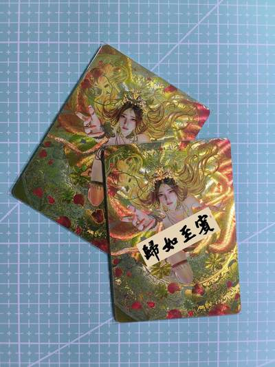 C先生卡牌 第12期 神州百花谱·西游姬·人间传·Art系列(持续收拍品中) - 【幻彩粗闪】燎原×刷子《人间传》大乔 双服饰