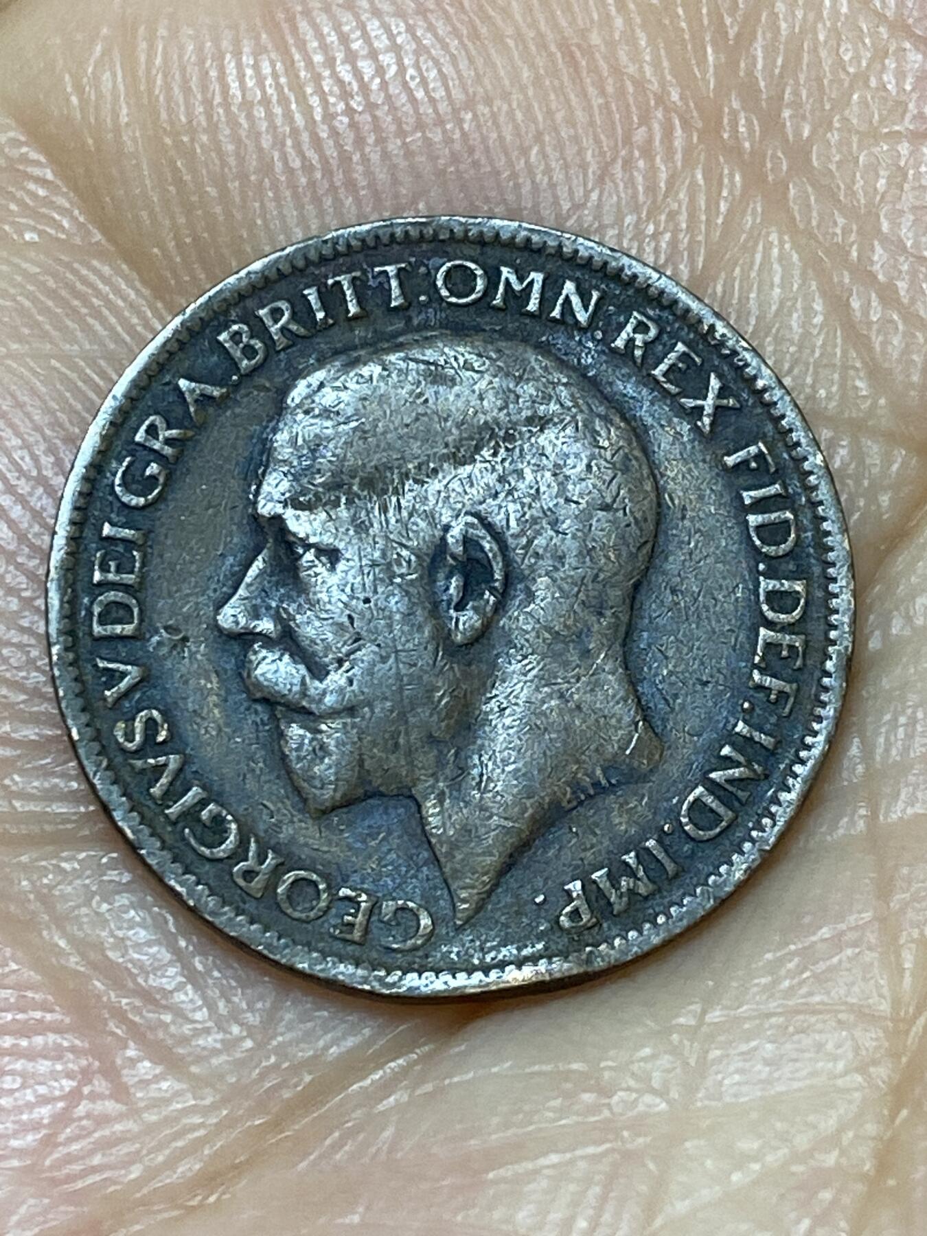 2025年第八十九场(总第一百一十五场）外国好品散币(免佣金) 英国🇬🇧1919年1法新(乔治五世第二版)