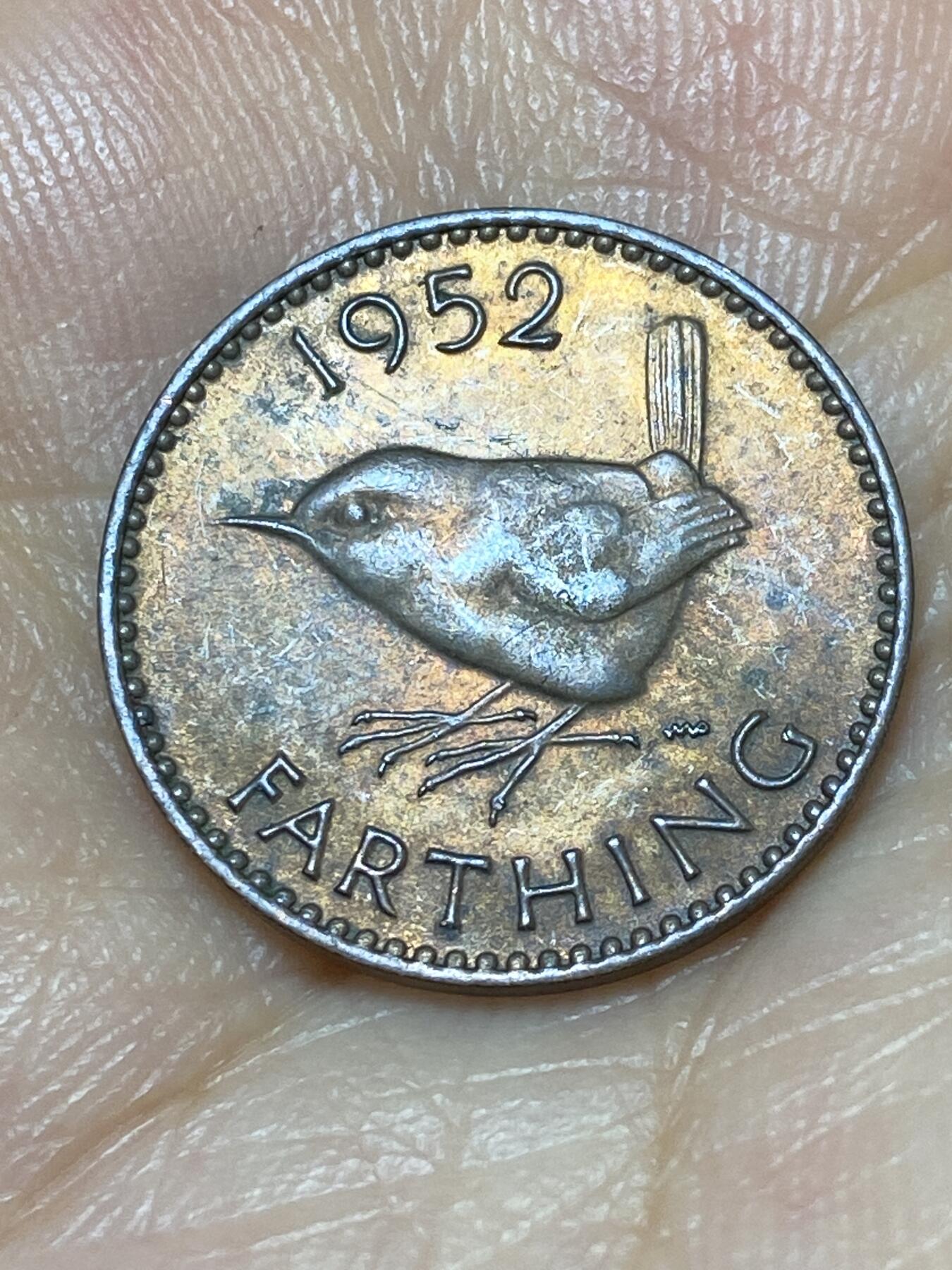 2025年第八十九场(总第一百一十五场）外国好品散币(免佣金) 英国🇬🇧1952年1法新(乔治六世逝世年，第二版关门年)