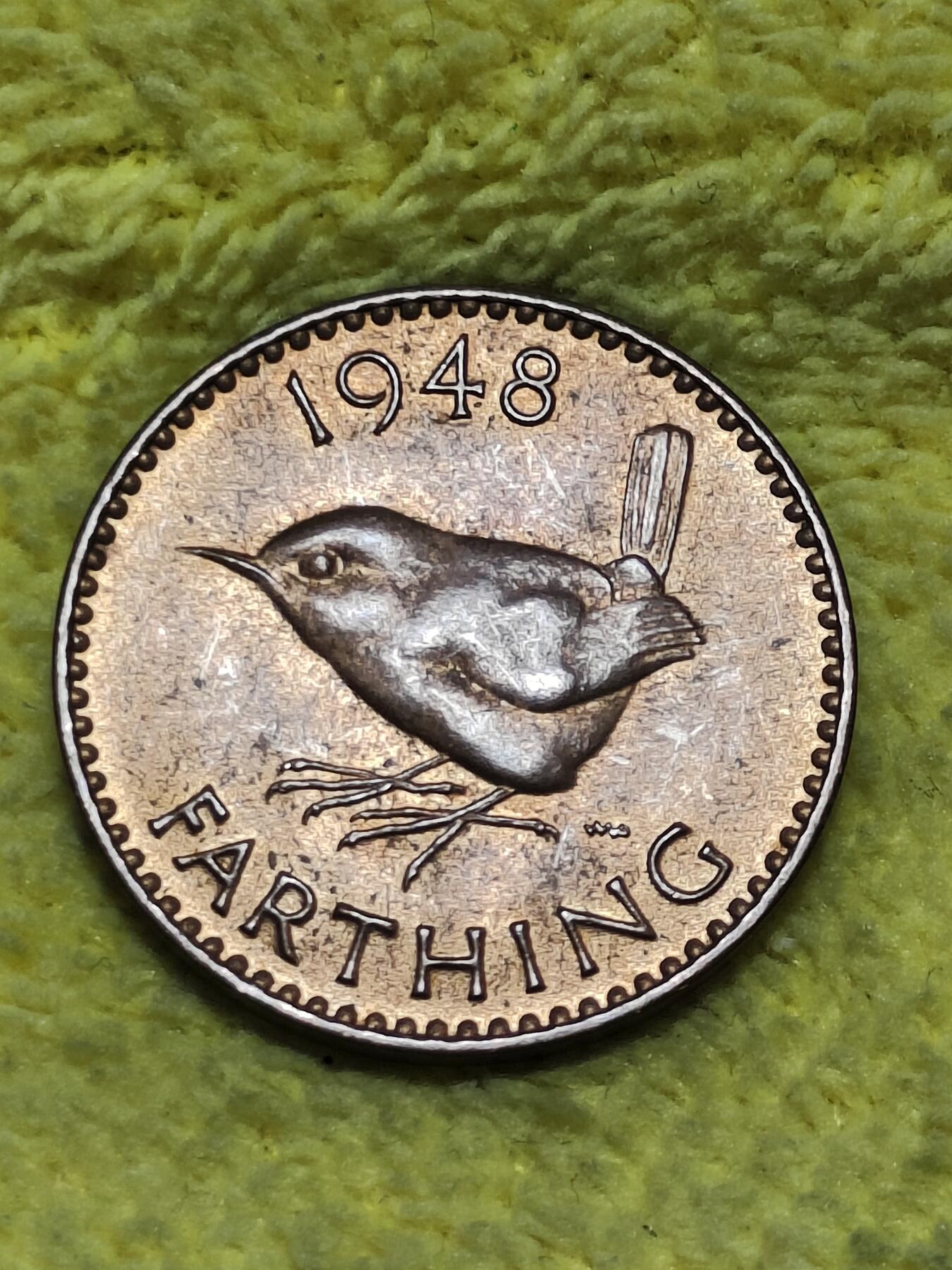 2025年第八十九场(总第一百一十五场）外国好品散币(免佣金) 带光好品–英国🇬🇧1948年1法新(乔治六世第一版关门年)