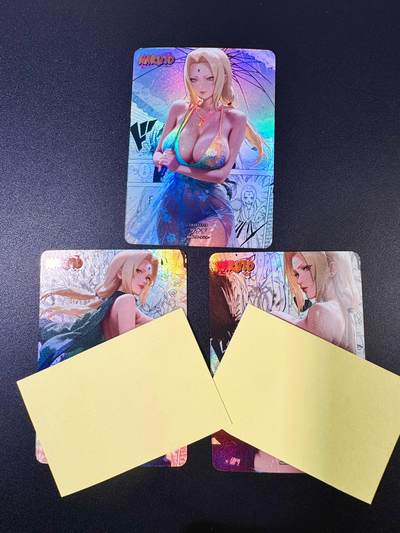 NO.9期 周末去哪爽？金牌大拍场！一站式配齐，方便凑单！（周6晚6点半截拍，卖家送拍0抽成！） - 主任卡牌 清凉大雷火影忍者 纲手 彩闪3张